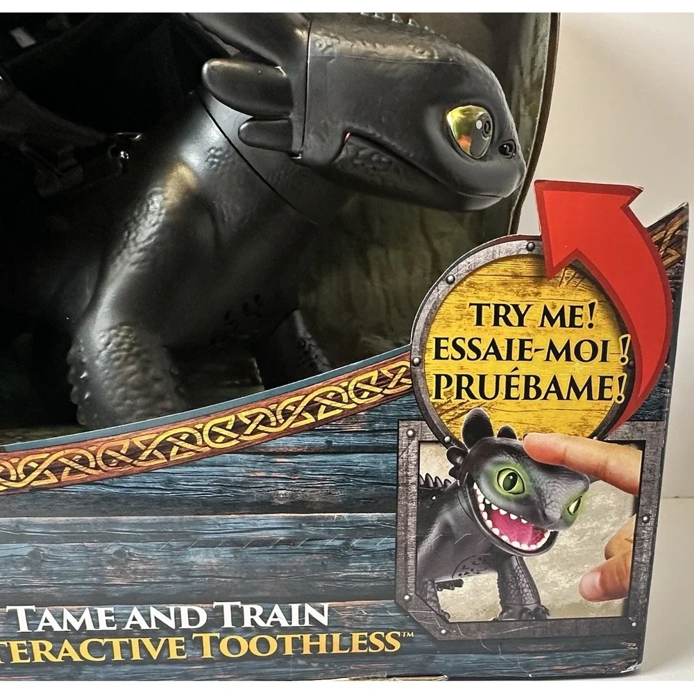 How to Train Your Dragon Interactive Toothless Dragon Figure Tame Train Sounds
